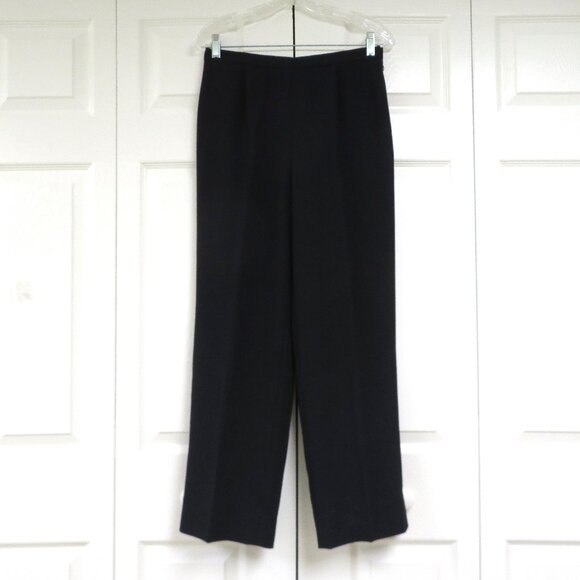 Kasper Side-Zip Trouser 4P Black Solid - Picture 1 of 4